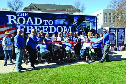 Disability Rights Legislative Road to Freedom group photo