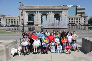 HSRN group photo in front of Union Station